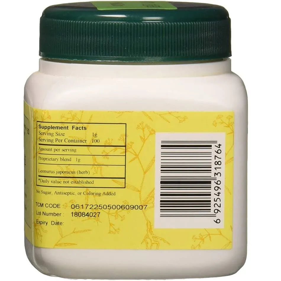 E-Fong Yi Mu Cao Herbal Granules (100 Grams) - Buy at New Green Nutrition