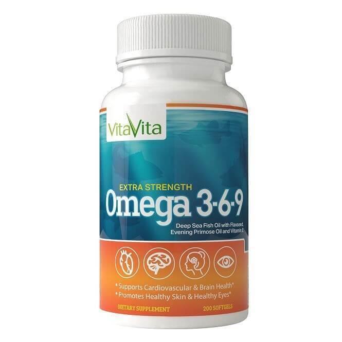 Extra Strength Omega 3-6-9 Fish Oil (200 Softgels) - Buy at New Green Nutrition