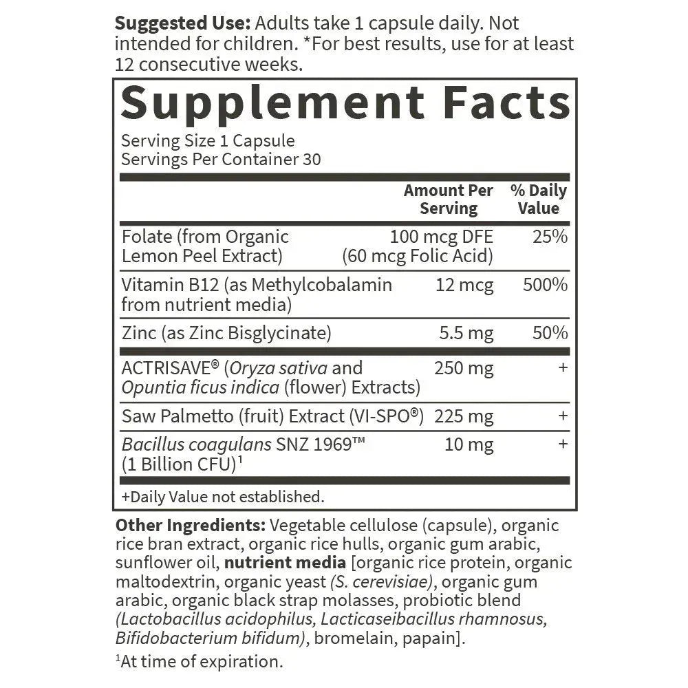 Garden of Life Dr.Formulated Hair Growth+ For Men (30 Vegetarian Capsules) - Buy at New Green Nutrition