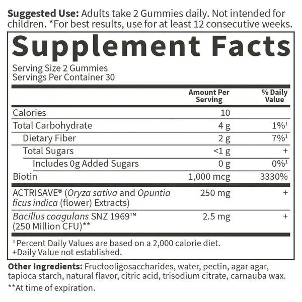 Garden of Life Dr.Formulated Hair Growth+ For Men (60 Berry Flavor Gummies) - Buy at New Green Nutrition