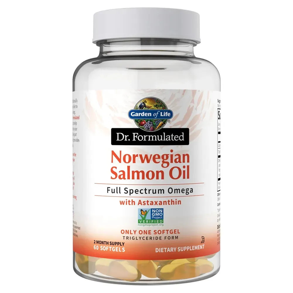 Garden of Life Dr.Formulated Norwegian Salmon Oil (60 Sofrgels) - Buy at New Green Nutrition