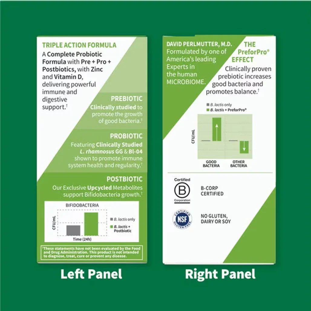 Garden of Life Dr. Formulated Probiotics Immune Pre + Pro + Postbiotics 50 Billion 30 (vegetarian Capsules) - Buy at New Green Nutrition