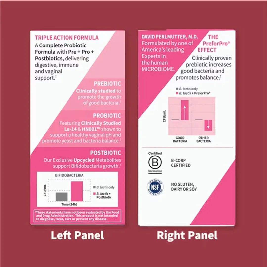 Garden of Life Dr. Formulated Probiotics Women's PH Pre + Pro + Postbiotics 50 Billion (30 Vegetarian Capsules) - Buy at New Green Nutrition