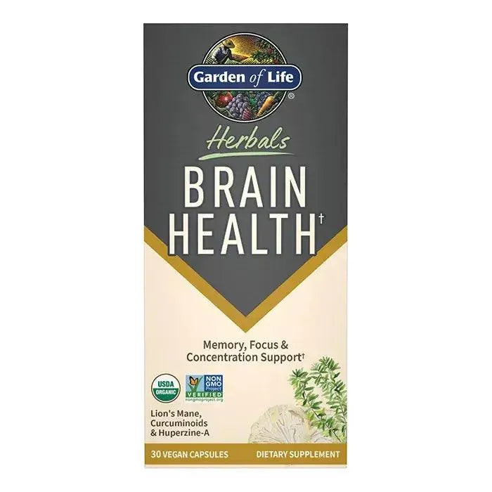 Garden of Life Herbals Brain Health (30 Capsules) - Buy at New Green Nutrition