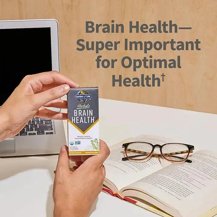 Garden of Life Herbals Brain Health (30 Capsules) - Buy at New Green Nutrition
