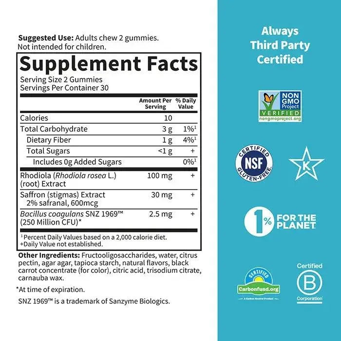 Garden of Life Herbals Stress Relief (60 Gummies) - Buy at New Green Nutrition
