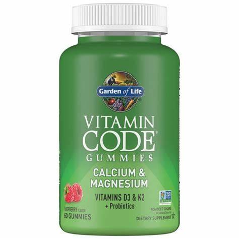 Garden of Life Vitamin Code Calcium & Magnesium (60 Gummies) - Buy at New Green Nutrition
