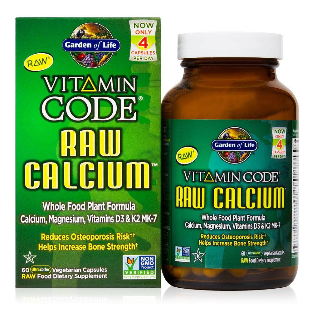 Garden of Life Vitamin Code Raw Calcium (60 Vegetarian Capsules) - Buy at New Green Nutrition