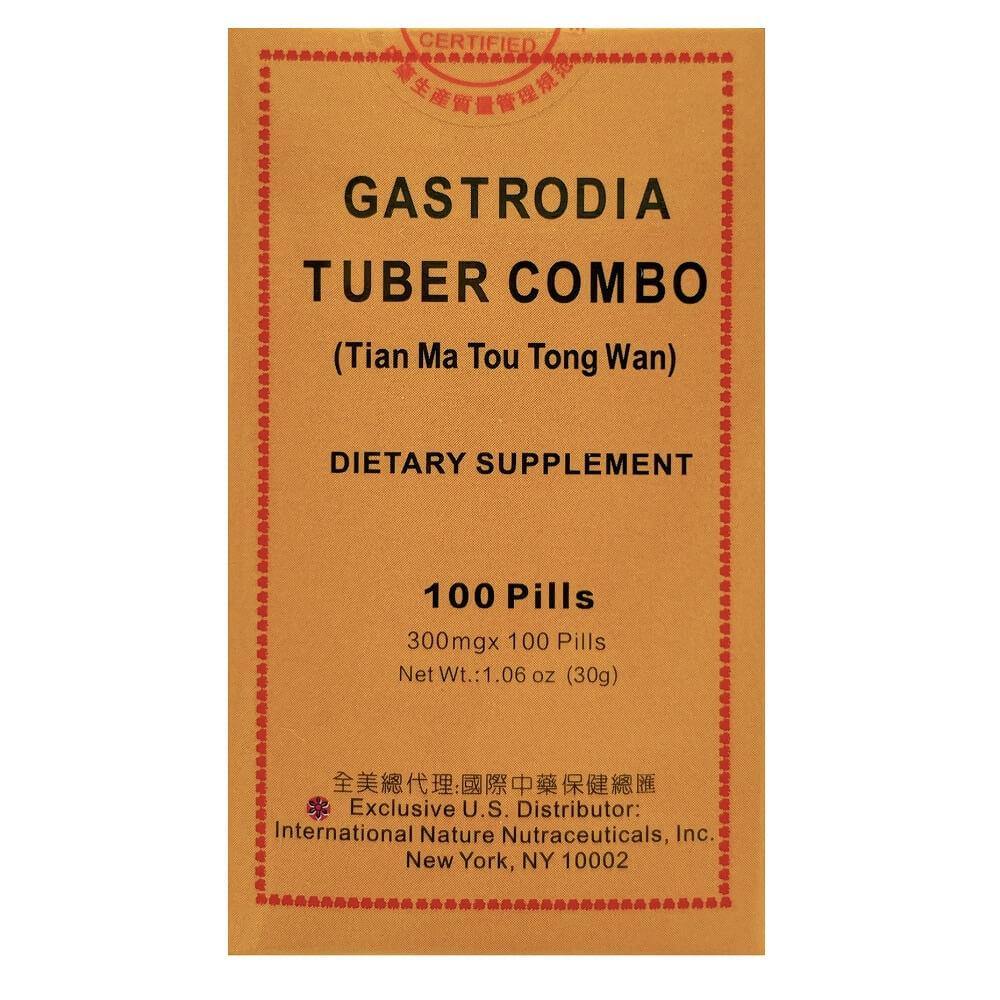 Gastrodia Tuber Combo (100 Pills) - Buy at New Green Nutrition