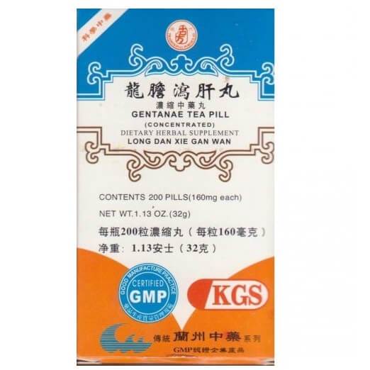 Gentanae Tea Pill, Long Dan Xie Gan Wan (200 Pills) - Buy at New Green Nutrition