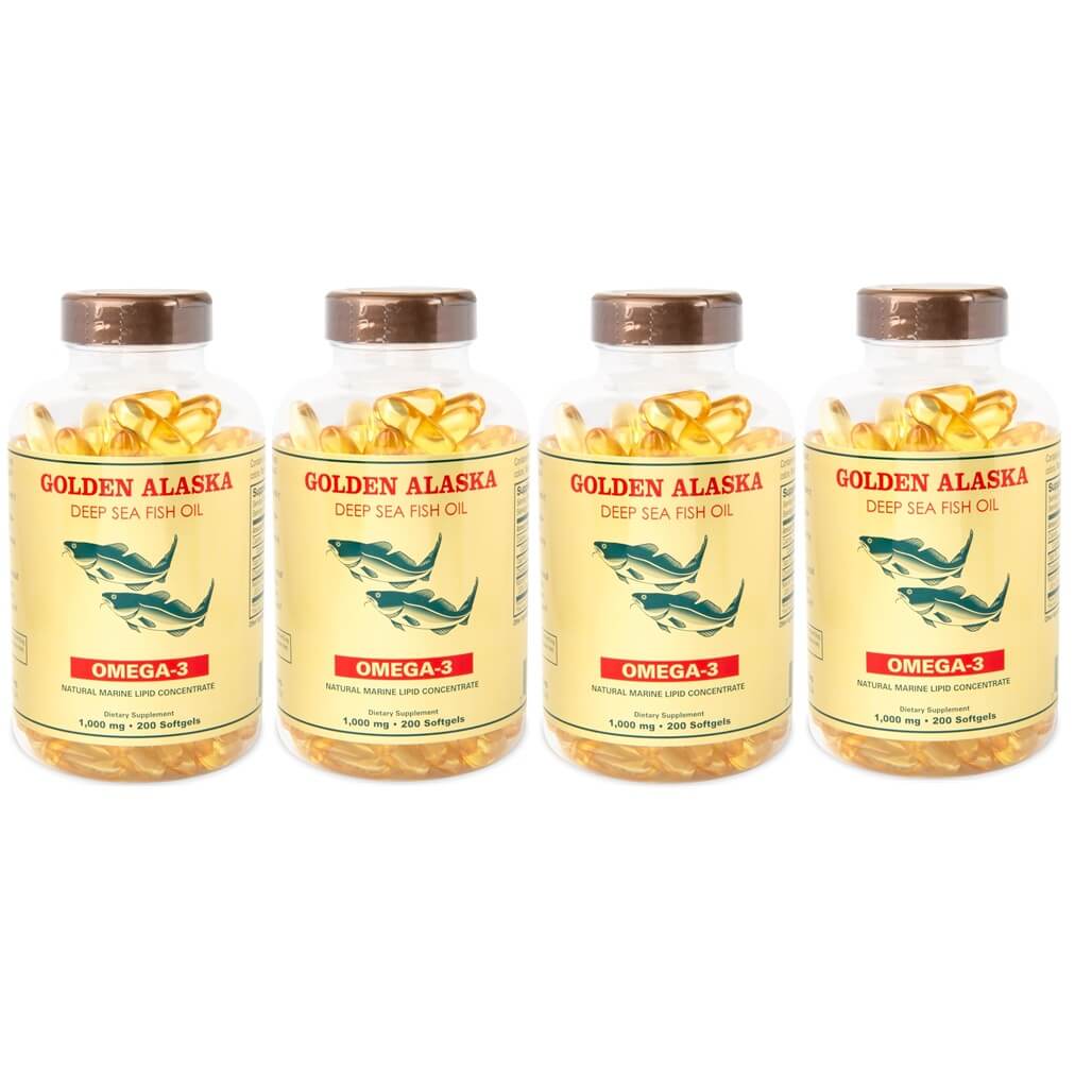 Golden Alaska Deep Sea Fish Oil (200 Capsules) -  Buy at New Green Nutrition