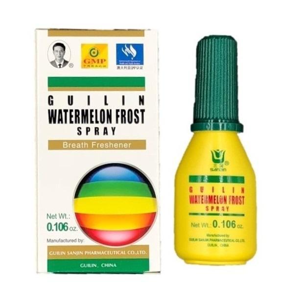Guilin Watermelon Frost Spray, Helps Dry Throat & Breath Freshener 3g(3 Boxes) - Buy at New Green Nutrition