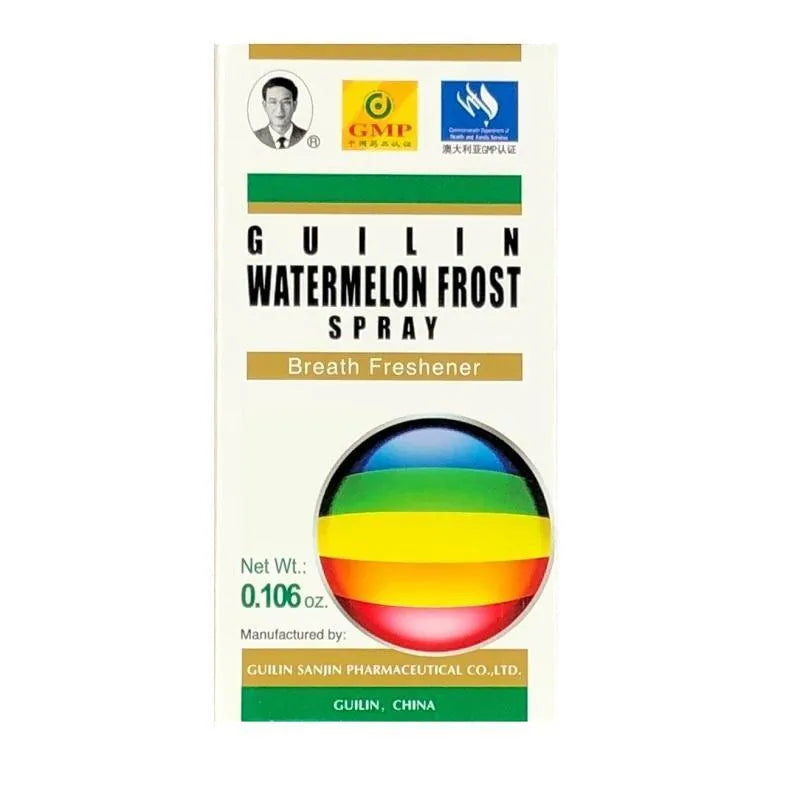 Guilin Watermelon Frost Spray, Helps Dry Throat & Breath Freshener 3g(3 Boxes) - Buy at New Green Nutrition