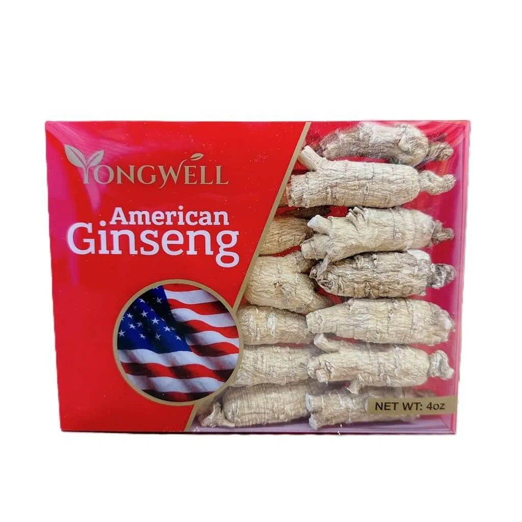 Hand Selected A Grade American Ginseng Medium Short Size (4 Oz.) - 4 Boxes + 1 Free - Buy at New Green Nutrition