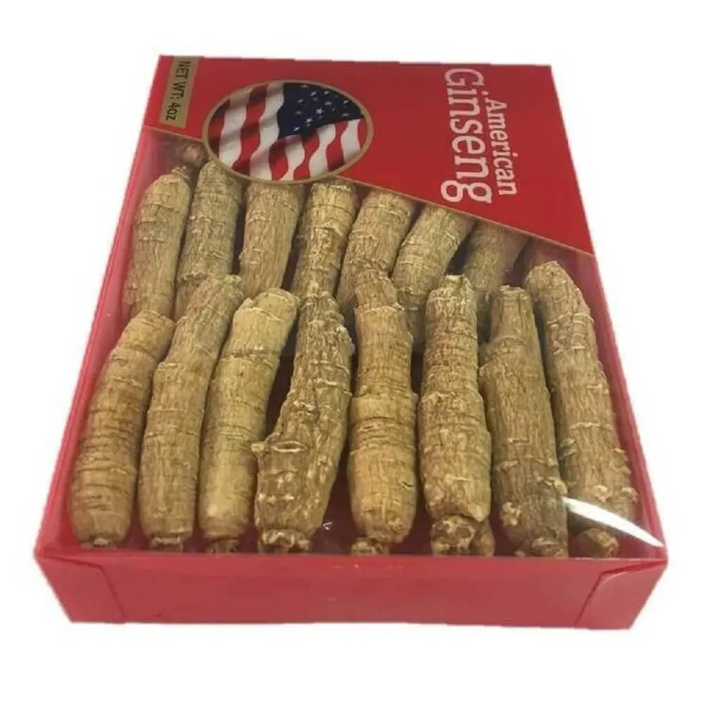 Hand Selected A Grade American Ginseng Medium Thin-Short Size (4 Oz.) - Buy at New Green Nutrition
