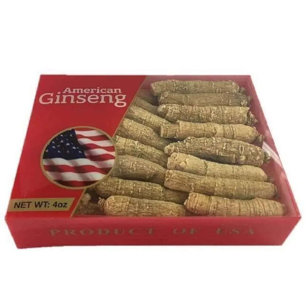 Hand Selected A Grade American Ginseng Medium Thin-Short Size (4 Oz.) - Buy at New Green Nutrition