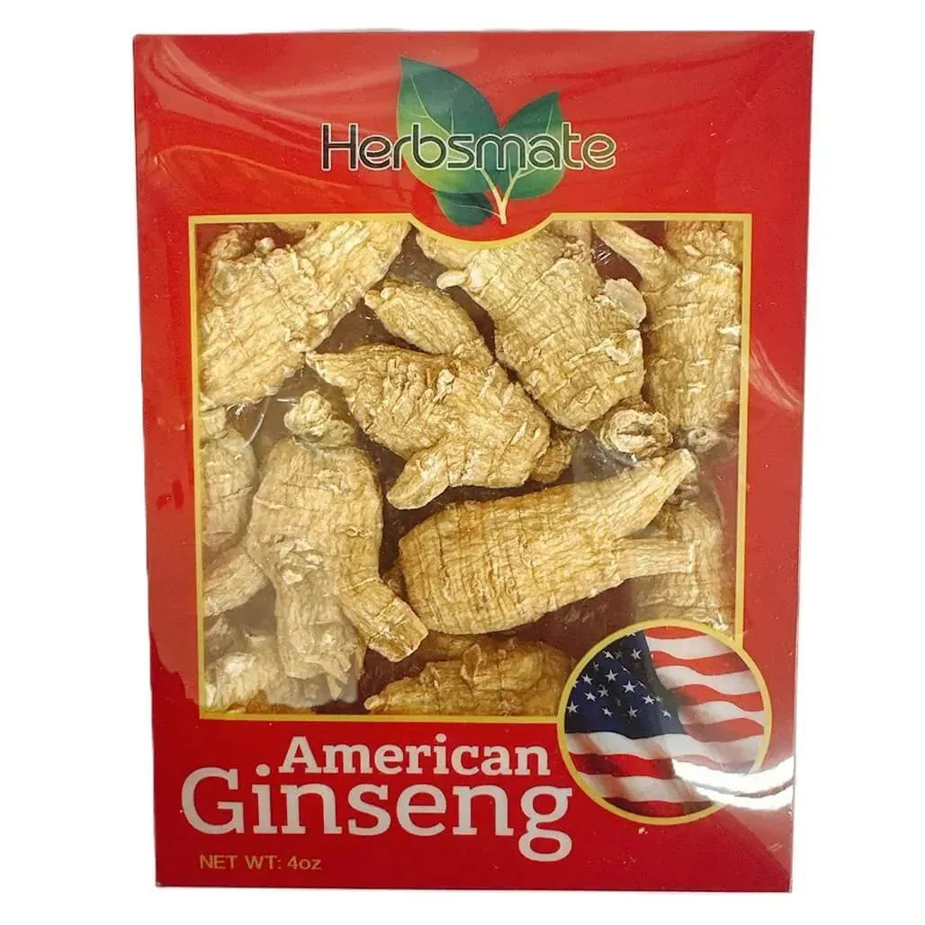 Hand Selected A Grade American Ginseng Root - Large Round Jumbo Size (4 Oz. Box) - Buy at New Green Nutrition