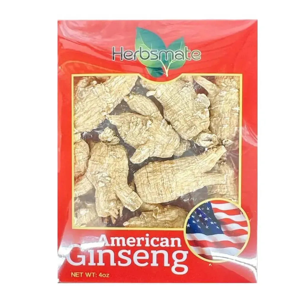 Hand Selected A Grade American Ginseng Root - Large Round Jumbo Size (4 Oz. Box) - Buy at New Green Nutrition