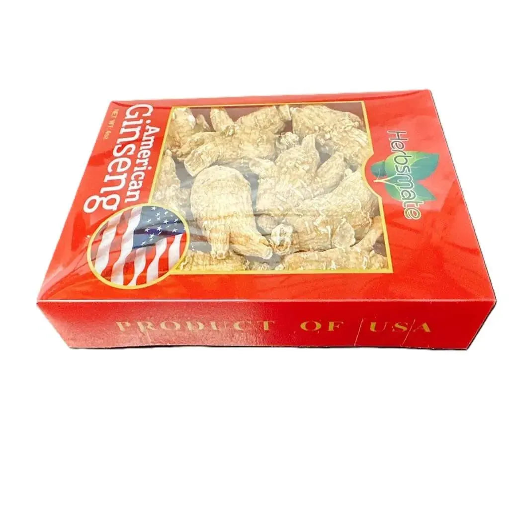 Hand Selected A Grade American Ginseng Root - Large Round Jumbo Size (4 Oz. Box) - Buy at New Green Nutrition