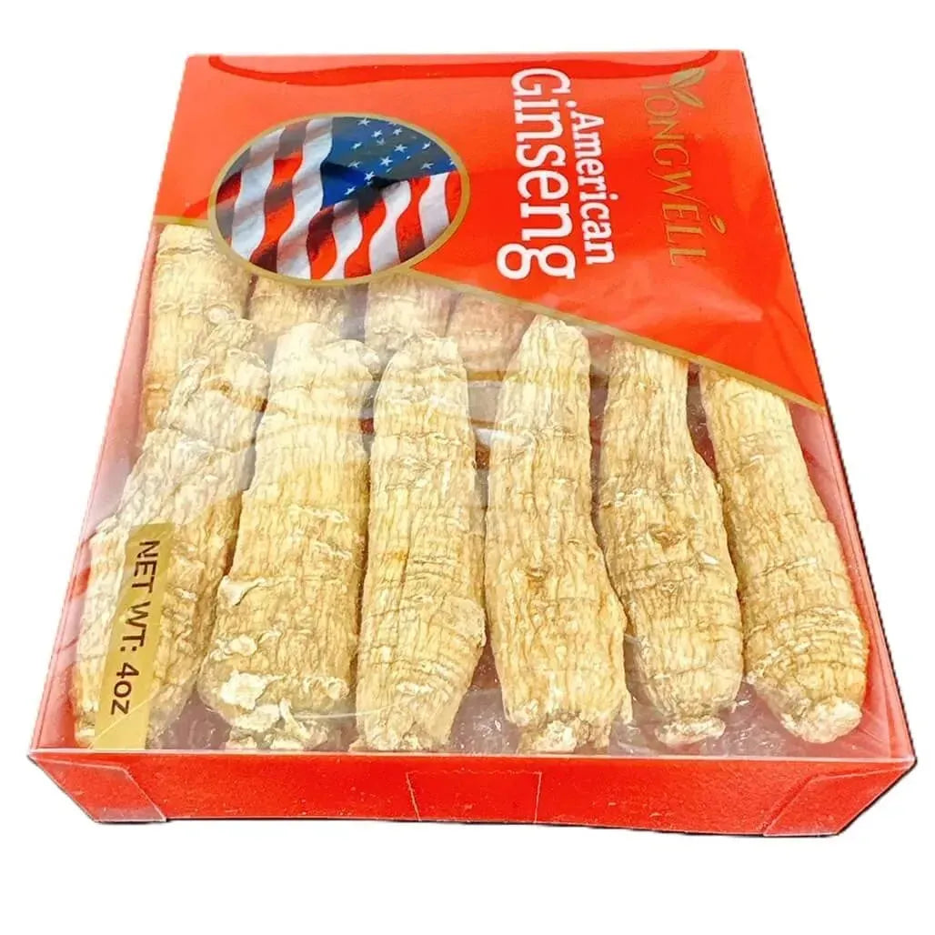 Hand Selected A Grade American Ginseng Root Large Short (4 Oz.) - Buy at New Green Nutrition