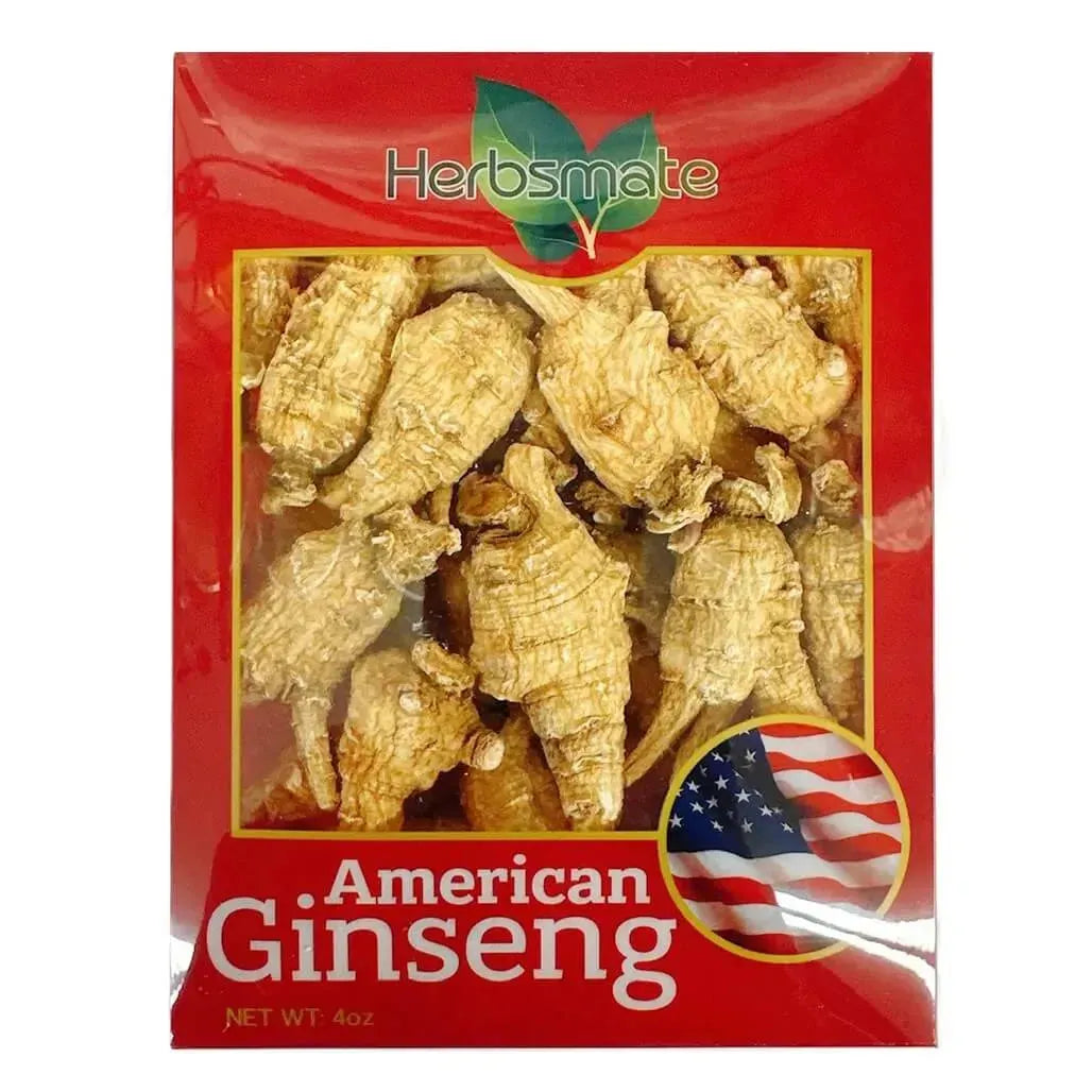 Hand Selected A Grade American Ginseng Root - Medium Round (4 Oz. Box) - Buy at New Green Nutrition