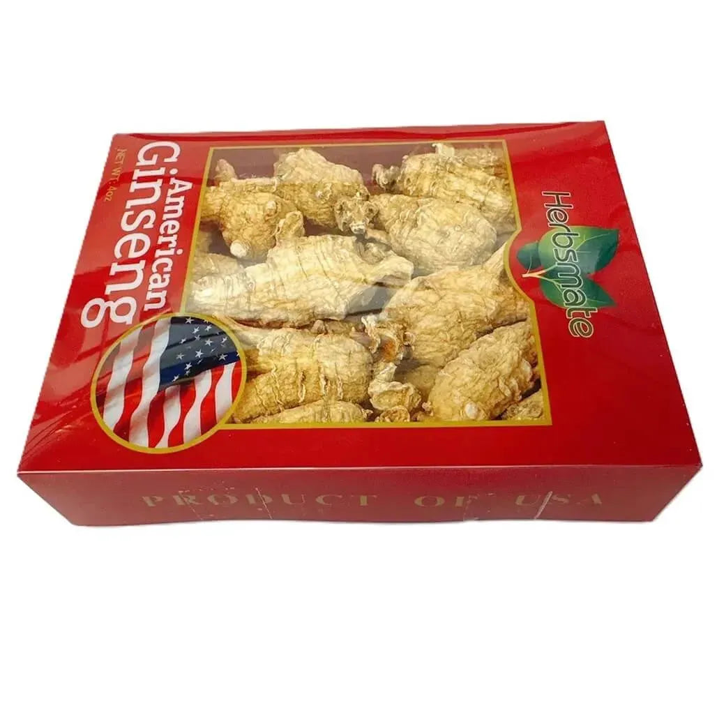 Hand Selected A Grade American Ginseng Root - Medium Round (4 Oz. Box) - Buy at New Green Nutrition