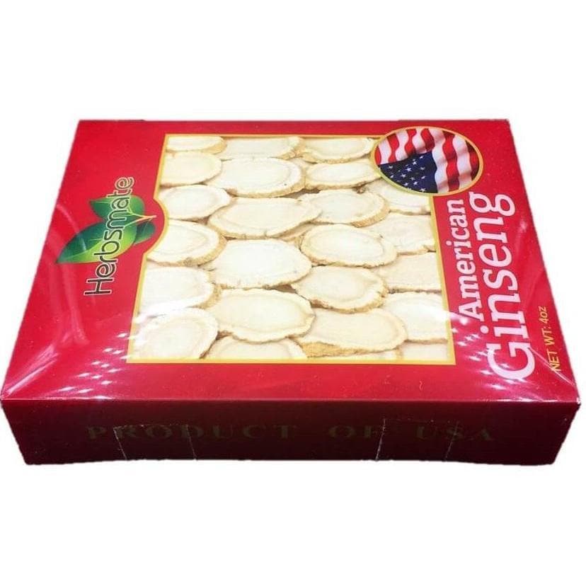 Hand Selected A Grade American Ginseng Slice Large Size (4 Oz. Box) - Buy at New Green Nutrition