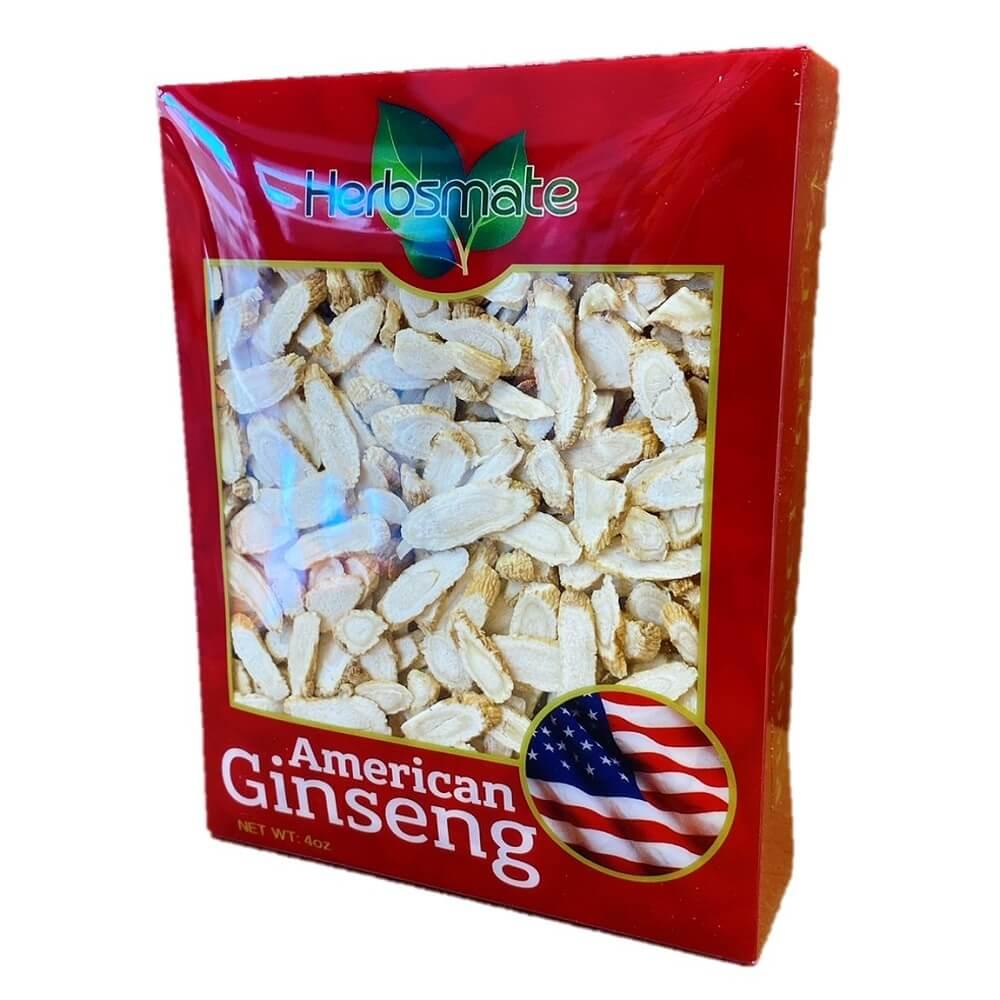 Hand Selected A Grade American Ginseng Slice Small Size (4 Oz. Box) - Buy at New Green Nutrition