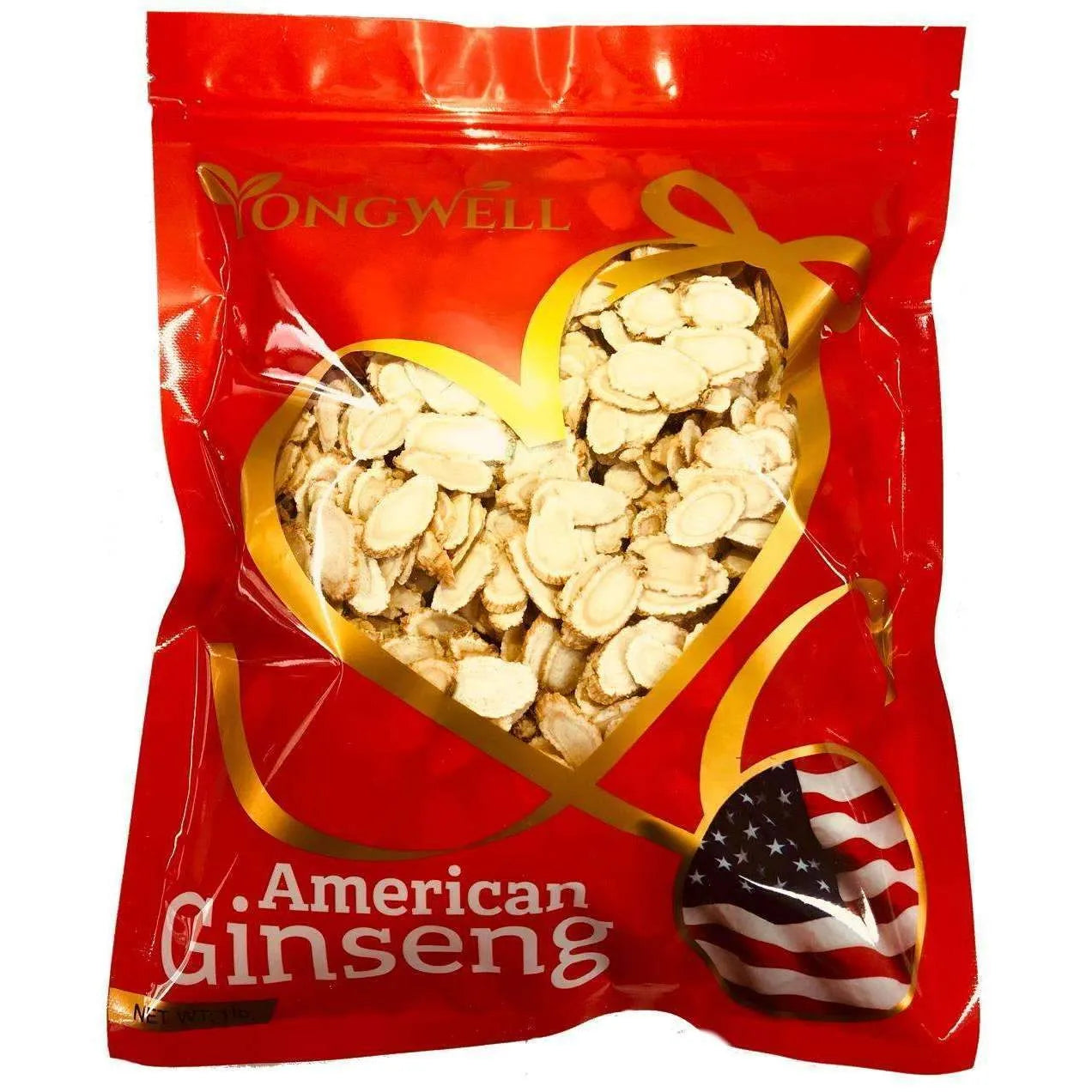Hand-selected A Grade American Ginseng Slices - Medium Size (Gift Bag） - Buy at New Green Nutrition