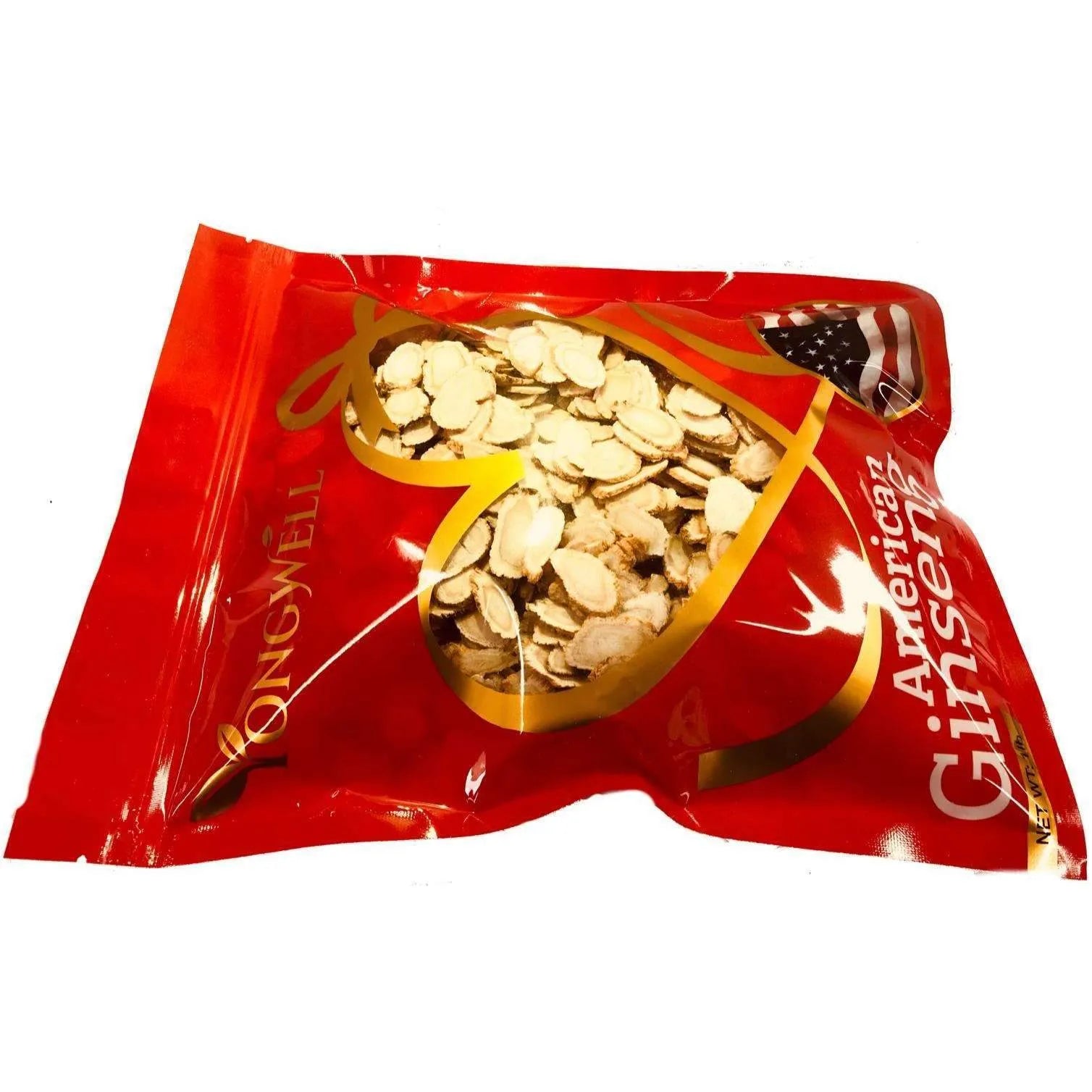 Hand-selected A Grade American Ginseng Slices - Medium Size (Gift Bag） - Buy at New Green Nutrition