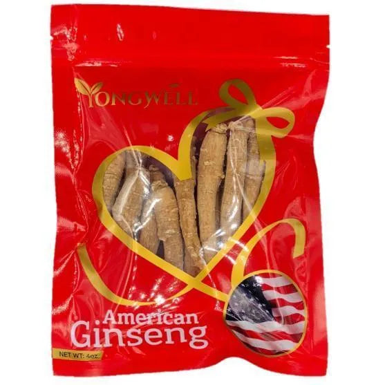 Hand-selected American Ginseng Root Medium Thin-Short Size (Gift Bag） - Buy at New Green Nutrition