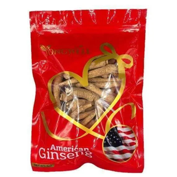 Hand-selected American Ginseng Root Medium Thin-Short Size (Gift Bag） - Buy at New Green Nutrition