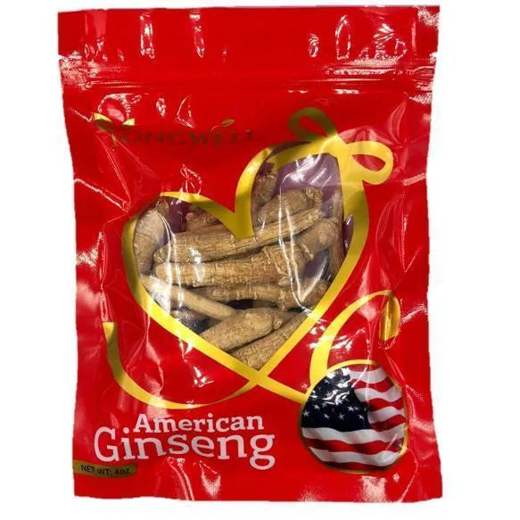Hand-selected American Ginseng Root Small Thin-Short Size (Gift Bag） - Buy at New Green Nutrition