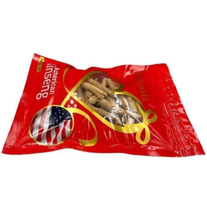 Hand-selected American Ginseng Root Small Thin-Short Size (Gift Bag） - Buy at New Green Nutrition