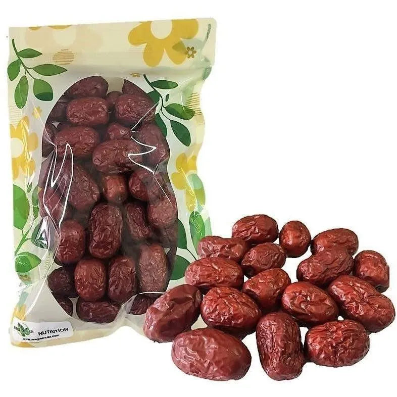 HerbsGreen Hand Selected Jujube Chinese Red Dates, Large Size - Buy at New Green Nutrition