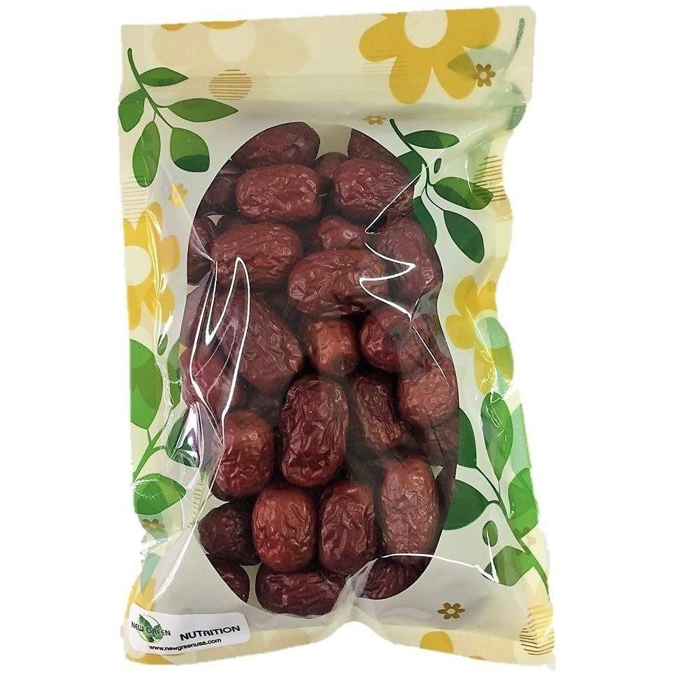 HerbsGreen Hand Selected Jujube Chinese Red Dates, Large Size - Buy at New Green Nutrition