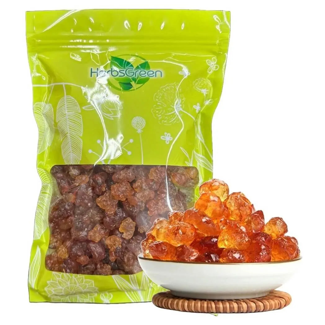 HerbsGreen Natural Dried Tao Jiao, Peach Gum (8oz. - 2lbs) - Buy at New Green Nutrition