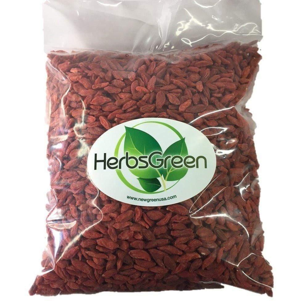 HerbsGreen Ning Xia Premium Goji Berries (2LB) - Buy at New Green Nutrition