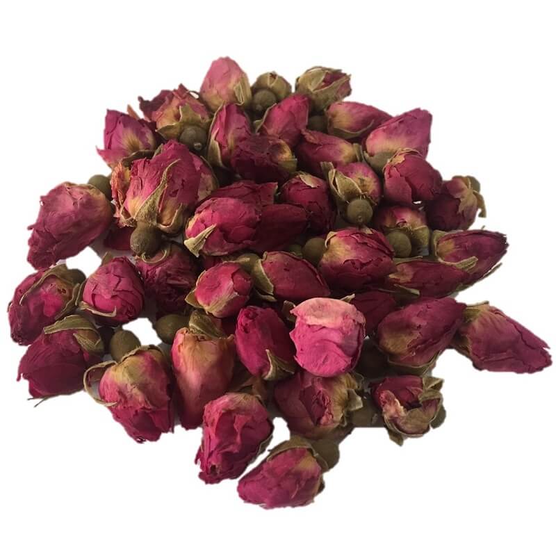HerbsGreen Premium Dried Red Rose Buds, 100% Natural (4 oz. Bag