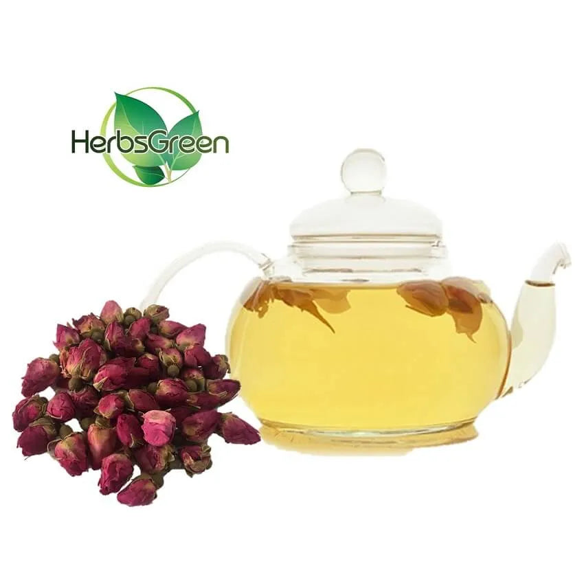 HerbsGreen Premium Dried Red Rose Buds, 100% Natural (4 oz. Bag) - Buy at New Green Nutrition