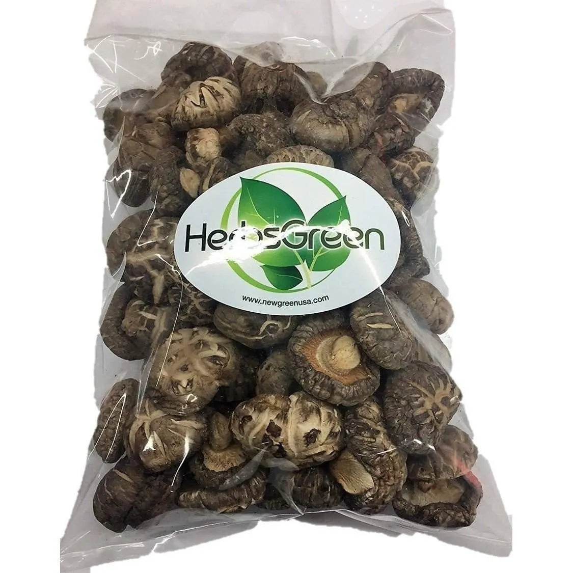 Herbsgreen Premium Grade Dried Shiitake Mushrooms Extra Thick (1 LB.) - Buy at New Green Nutrition