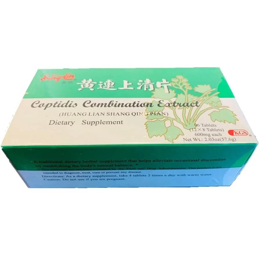 Huang Lian Shang Qing Pian, Extra Strength 600mg (96 Tablets) - Buy at New Green Nutrition