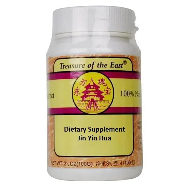 Jin Yin Hua (Honeysuckle) Granules 5:1 Concentration (100 Grams) - Buy at New Green Nutrition
