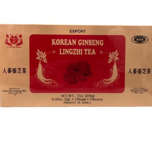 Korean Ginseng Lingzhi Tea (100 Instant Teabags) - Buy at New Green Nutrition