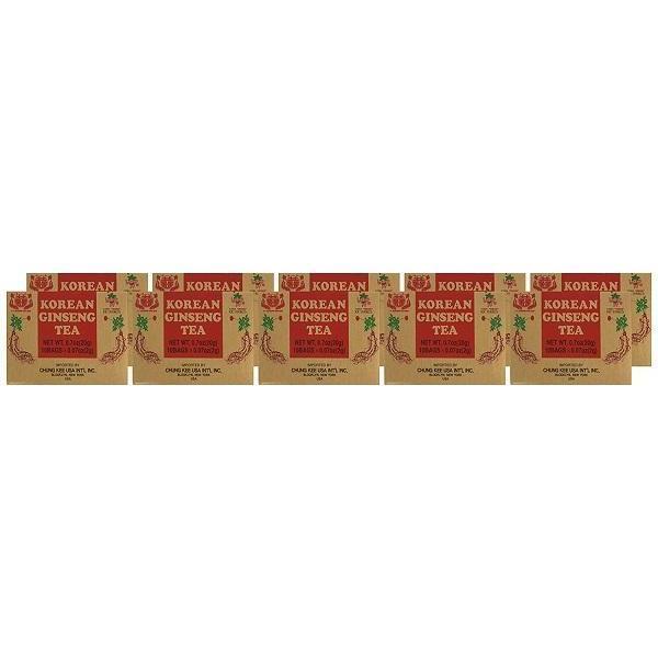 Korean Ginseng Tea (100 Instant Teabags) - Buy at New Green Nutrition