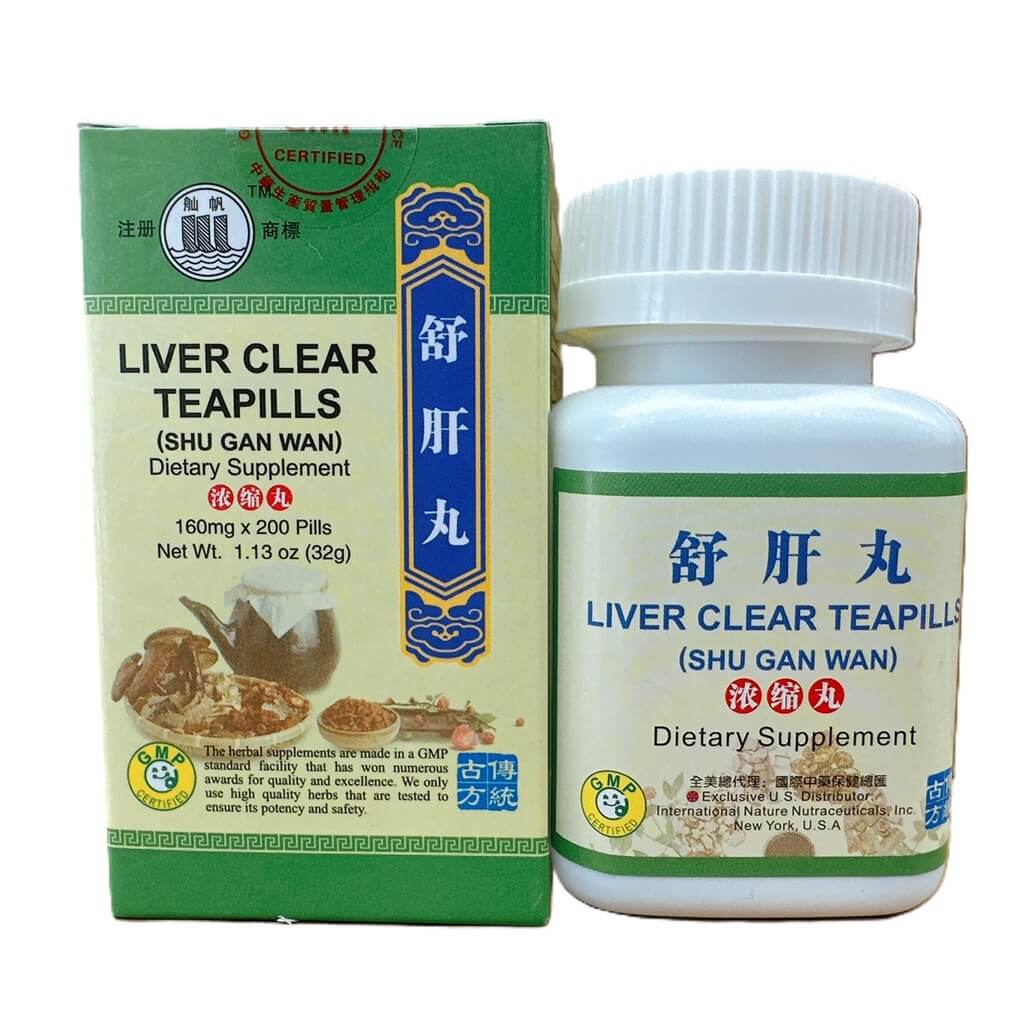 Liver Clear (Shu Gan Wan) Extra Concentrated (200 Pills) - Buy at New Green Nutrition