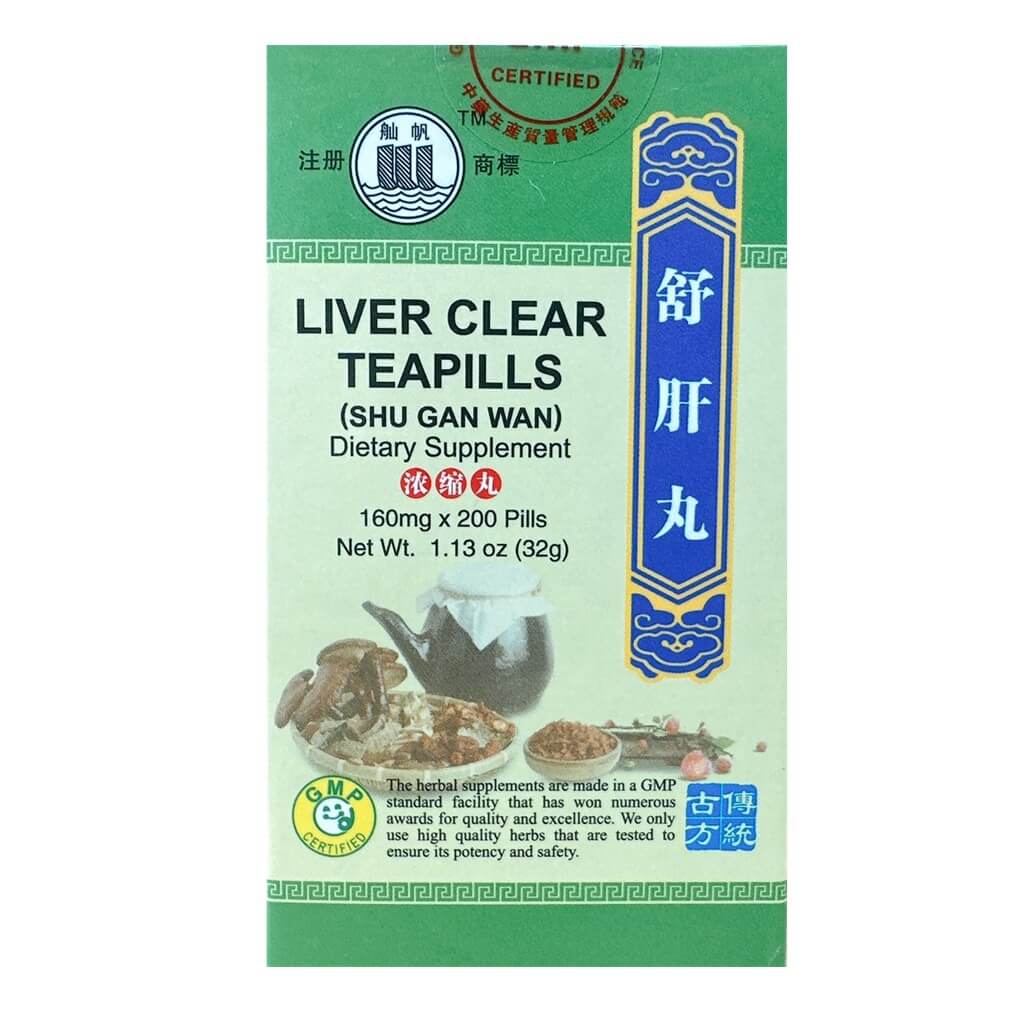 Liver Clear (Shu Gan Wan) Extra Concentrated (200 Pills) - Buy at New Green Nutrition