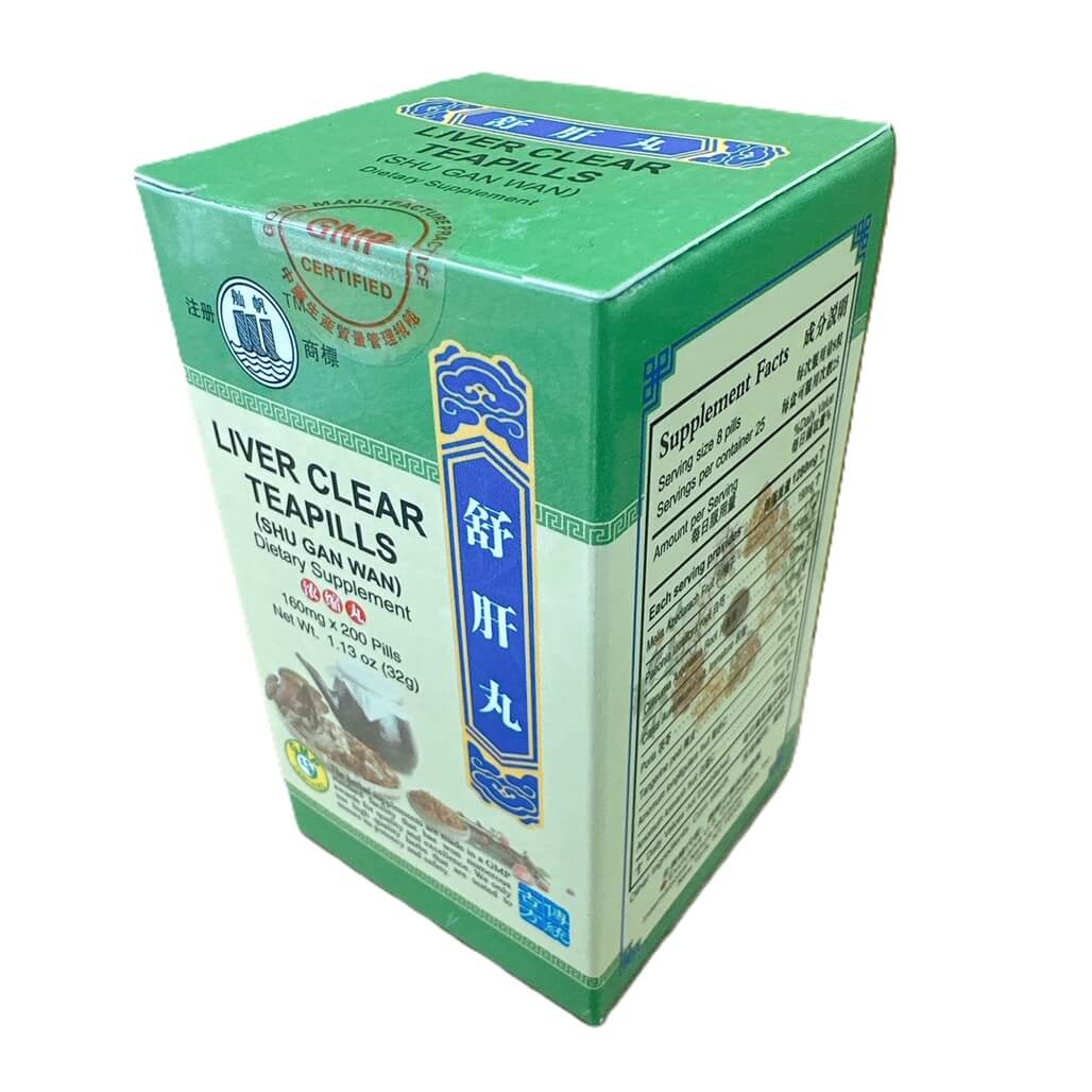 Liver Clear (Shu Gan Wan) Extra Concentrated (200 Pills) - Buy at New Green Nutrition