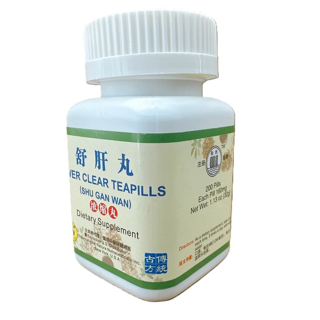Liver Clear (Shu Gan Wan) Extra Concentrated (200 Pills) - Buy at New Green Nutrition