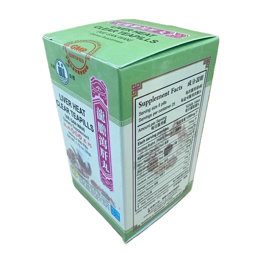 Liver Heat Clear (Long Dan Xie Gan Wan) Extra Concentrated (200 Pills) - Buy at New Green Nutrition